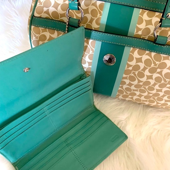 Coach Set Vintage Satchel Bag & Wallet 2pc - Picture 5 of 13